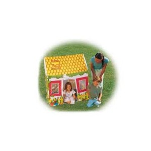 Domeček/stan s okny dětský 102x114x76cm v krabici
