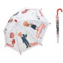 Deštník 56 cm Spejbl a Hurvínek 3D vystřelovací