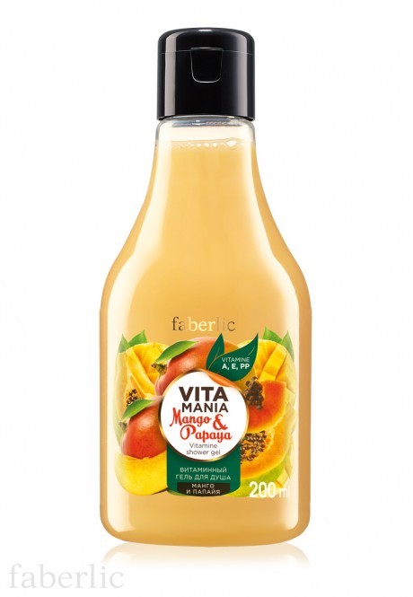 Vitamínový sprchový gel Mango a papája