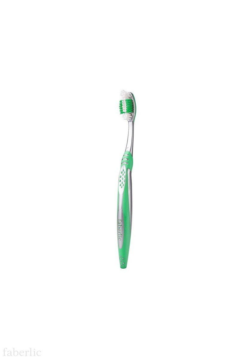 Zubní kartáček s ionty stříbra zelený